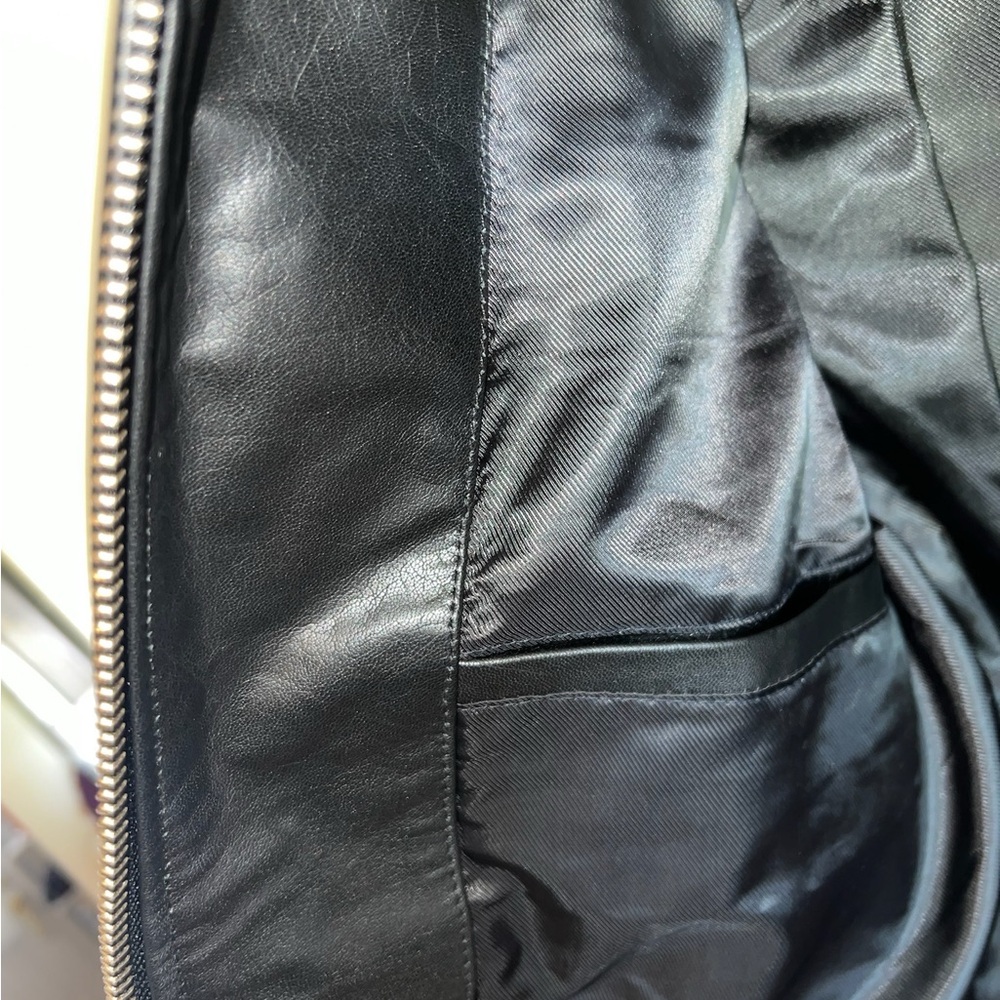 BlankNYC 100% Goatskin Leather Jacket - INTOXICATING JACKET in Black - Picture 5 of 13